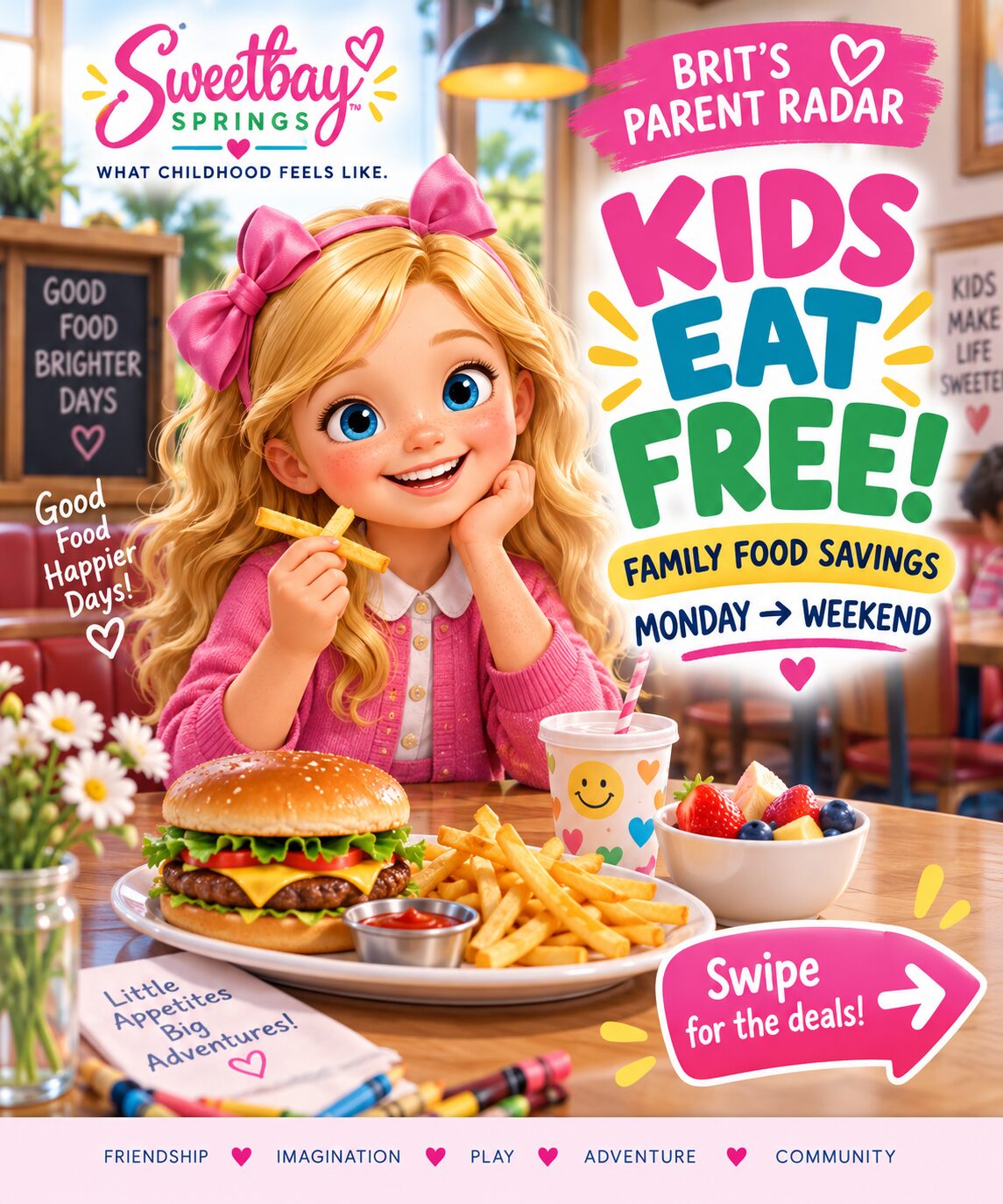 Brit’s nationwide kids eat free guide