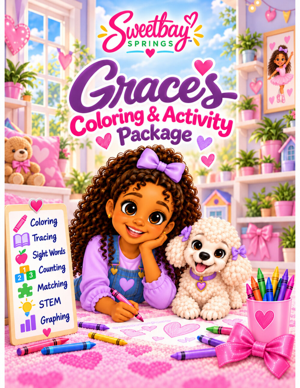 Grace’s Coloring and Activity Package book cover