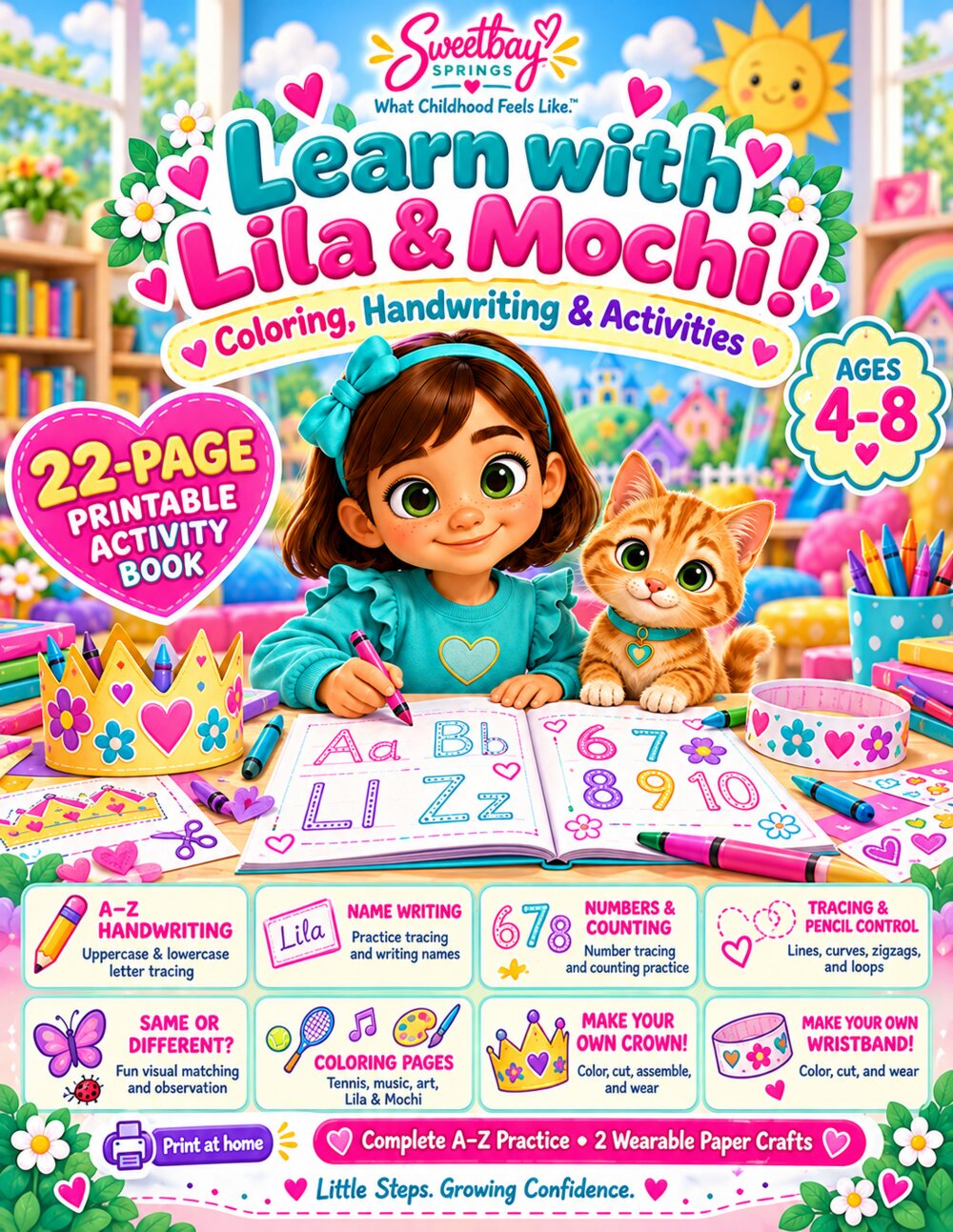 Learn with Lila and Mochi book cover